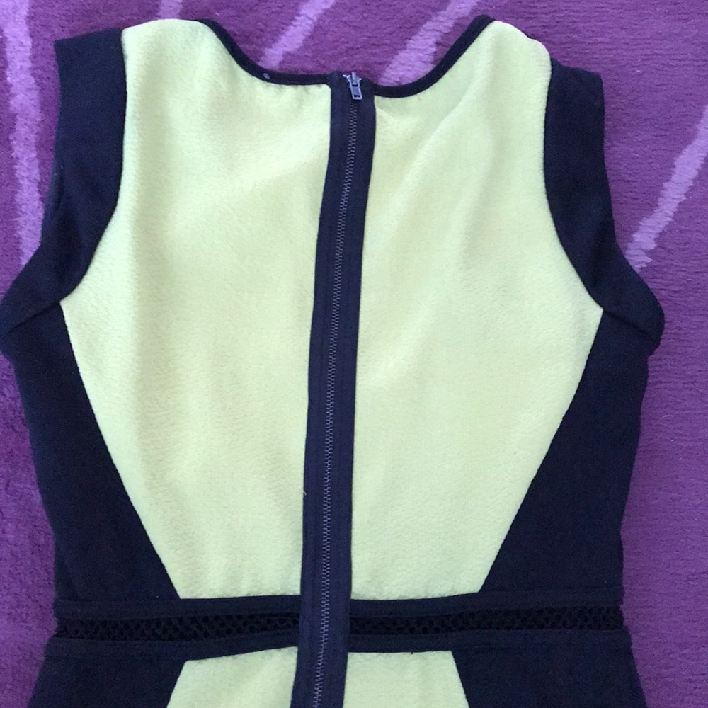 Multi-Color Body Con Mustard Seed Dress - Size M - Picture 5 of 8